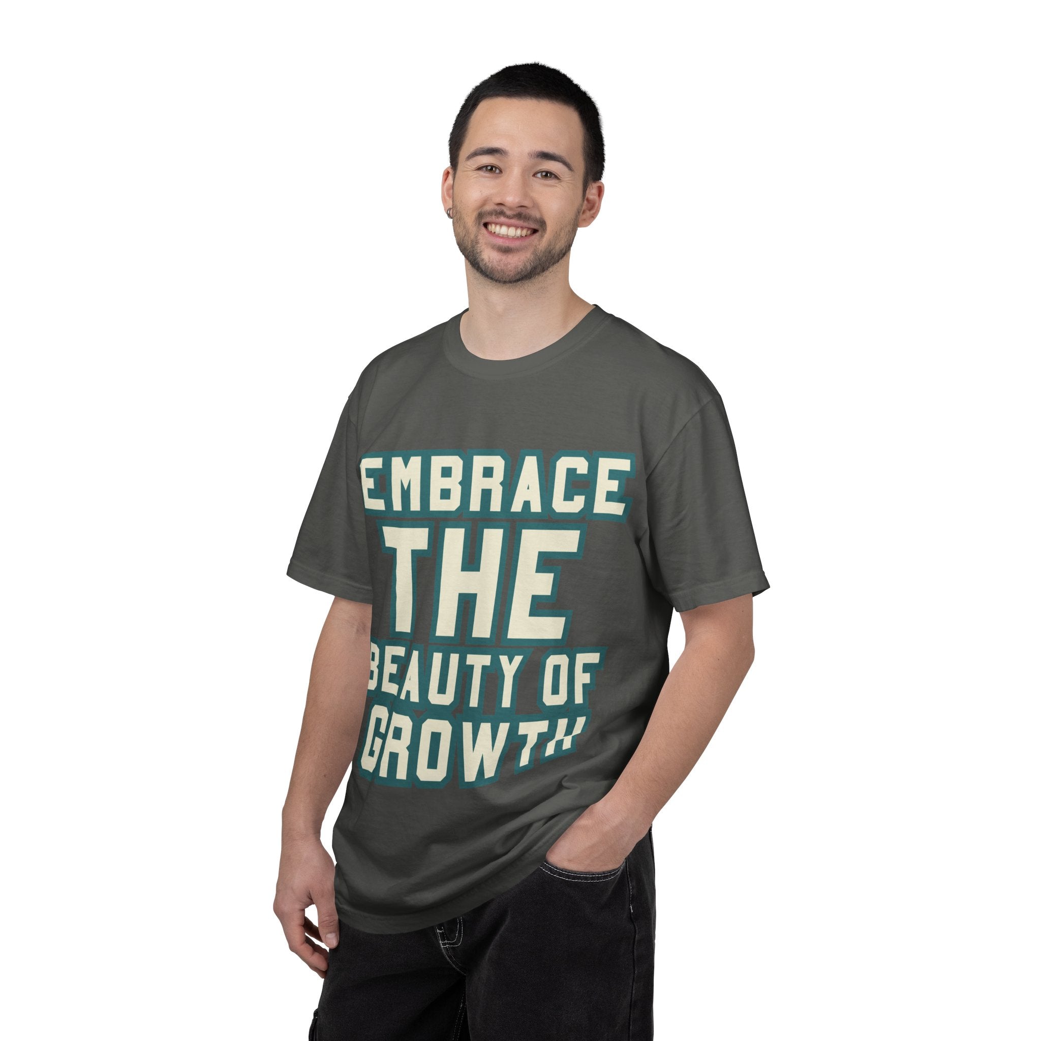 Embrace The Beauty Of Growth T-Shirt — Inspirational Motivational Tee